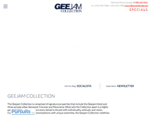Tablet Screenshot of geejamcollection.com